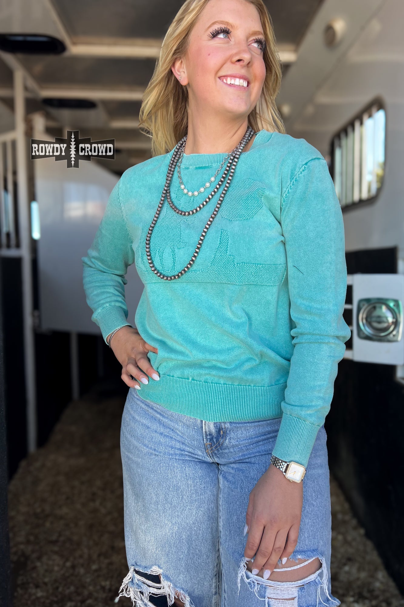 Like a Cowboy Sweater sweater Rowdy Crowd Clothing