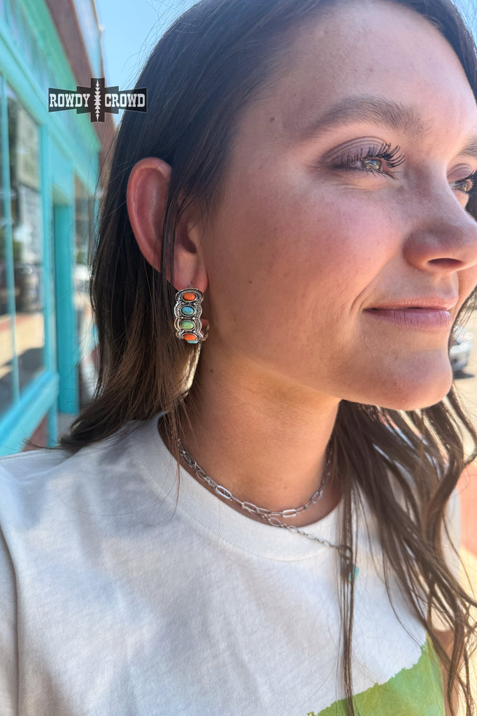 Vintage Western Earrings Earrings Rowdy Crowd Clothing