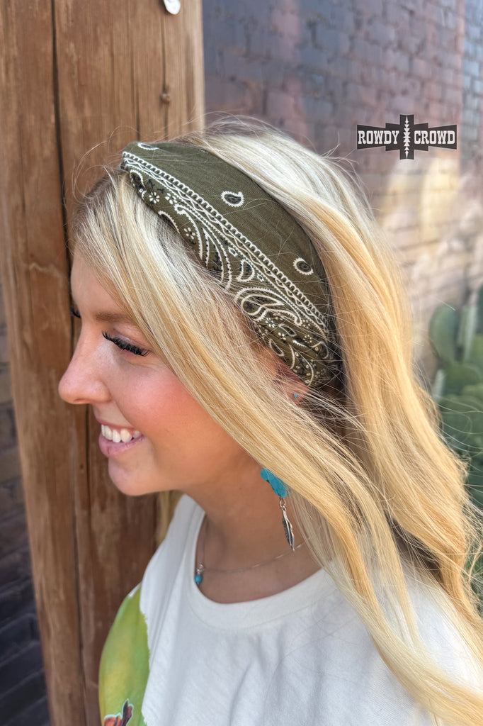 Bandit Bandana Headbands headband Rowdy Crowd Clothing
