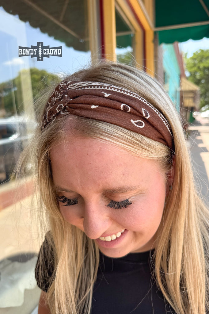 Bandit Bandana Headbands headband Rowdy Crowd Clothing