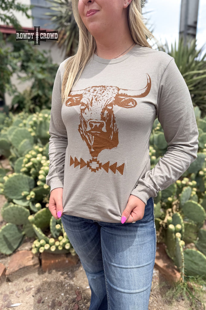 Bandero Bull Long Sleeve Long Sleeve Top Rowdy Crowd Clothing