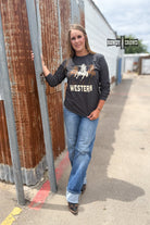 Wild & Western Long Sleeve Long Sleeve Top Rowdy Crowd Clothing