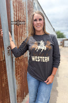 Wild & Western Long Sleeve Long Sleeve Top Rowdy Crowd Clothing