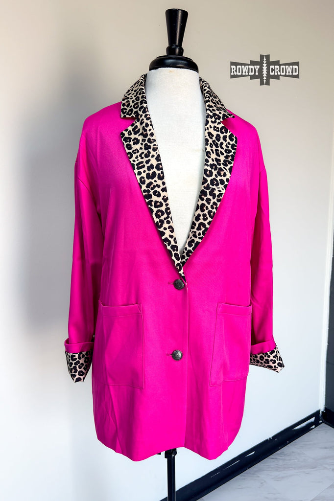 Pink Lady Blazer Blazer Rowdy Crowd Clothing