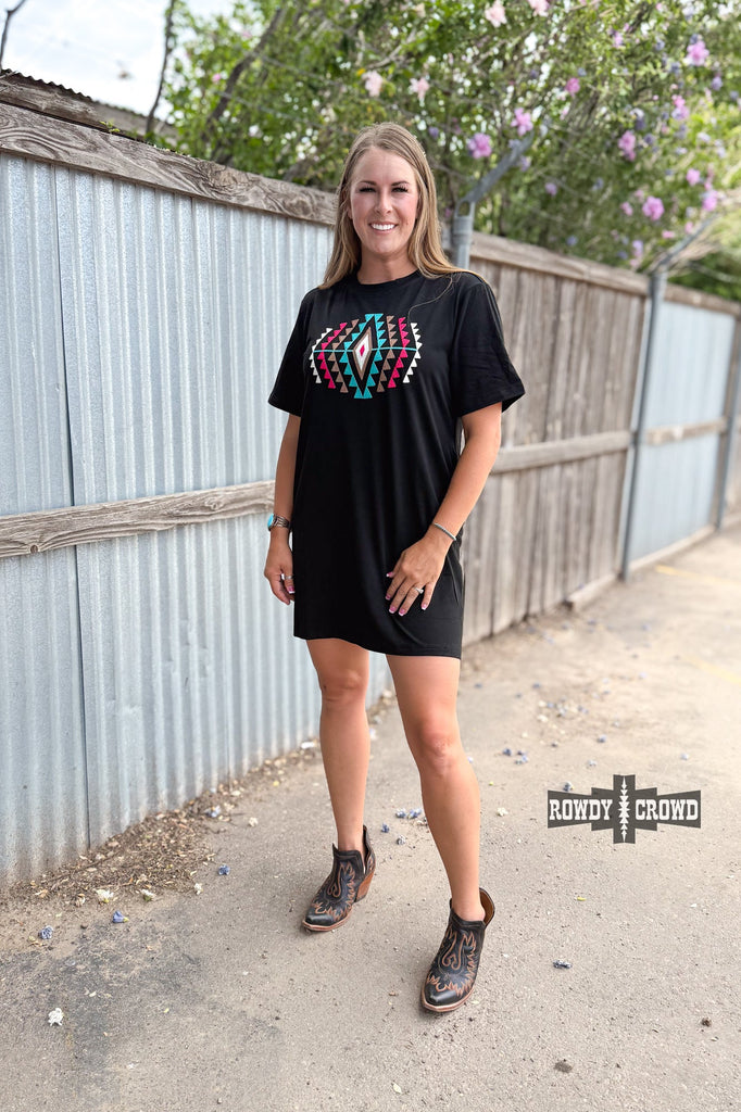 Desert Rose Dress dress Rowdy Crowd Clothing