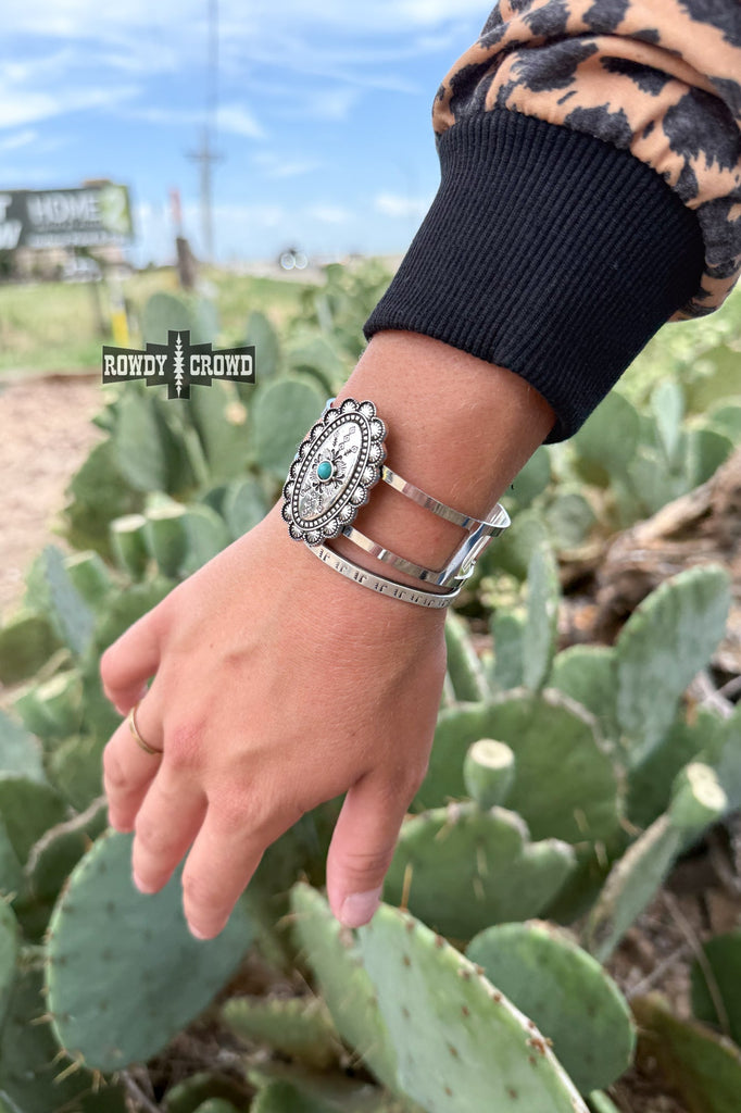 Cosmic Concho Cuff bracelet Rowdy Crowd Clothing