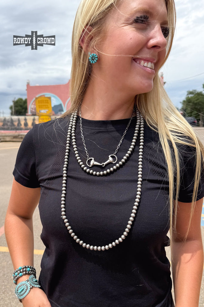 Buckaroo Pearl Necklace Necklace Rowdy Crowd Clothing
