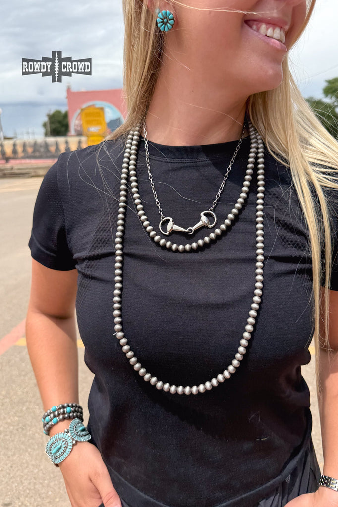 Buckaroo Pearl Necklace Necklace Rowdy Crowd Clothing