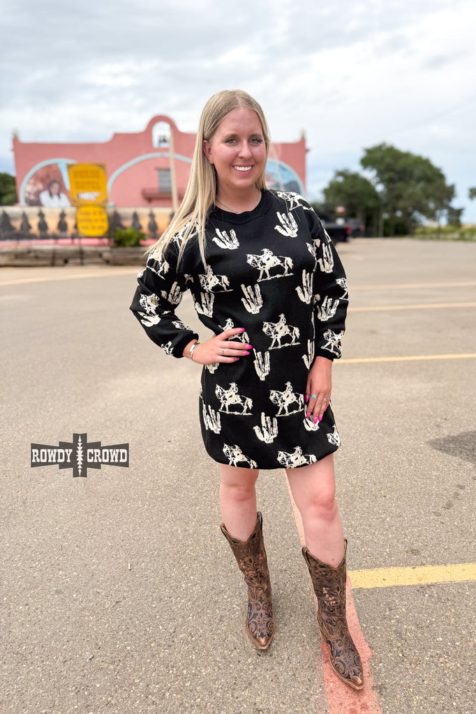 Sweet Saguaro Sweater Dress dress Rowdy Crowd Clothing