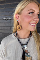 Aztec Cowgirl Earrings Earrings Rowdy Crowd Clothing
