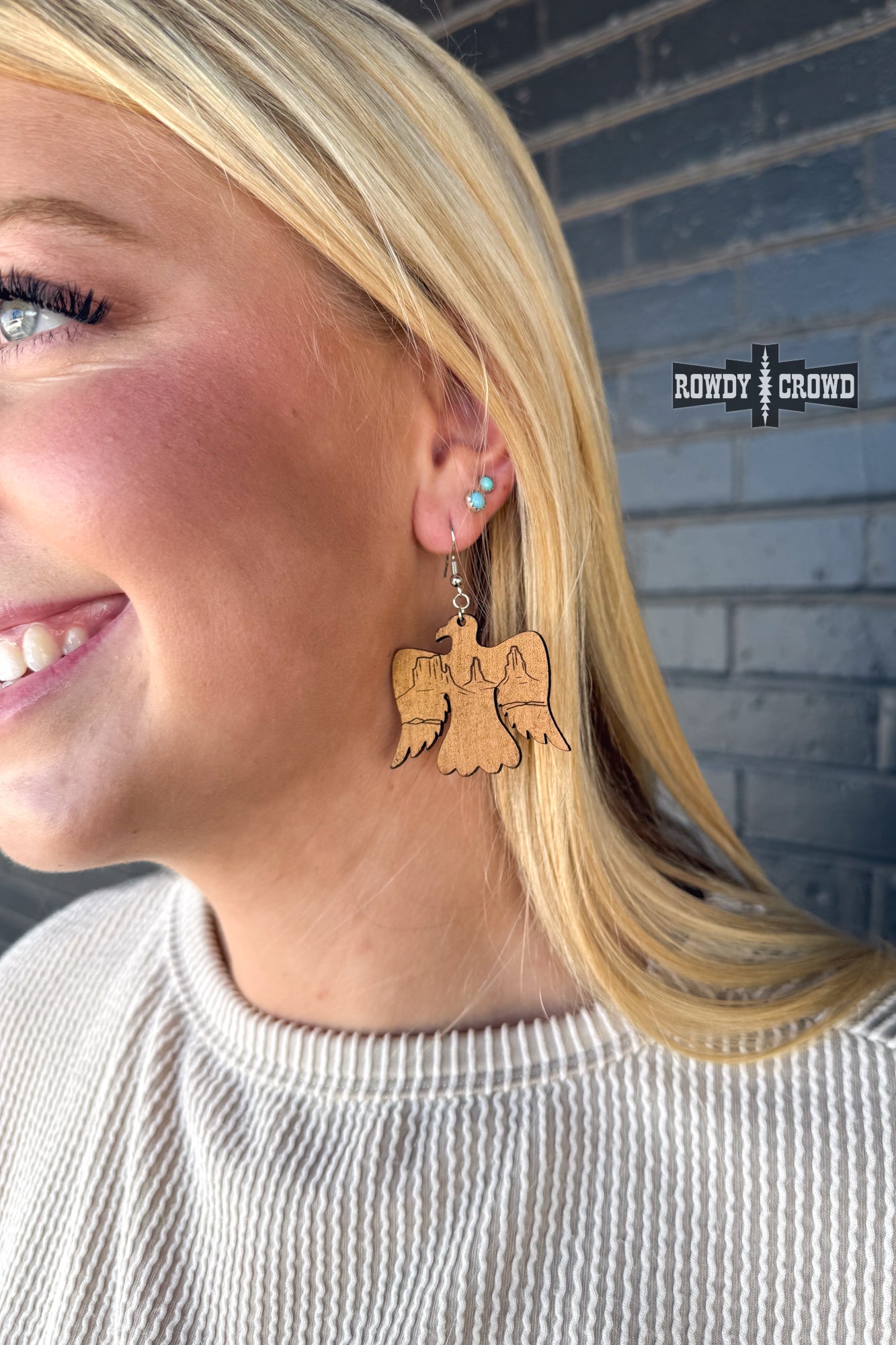 Tempe Thunderbird Earrings Earrings Rowdy Crowd Clothing