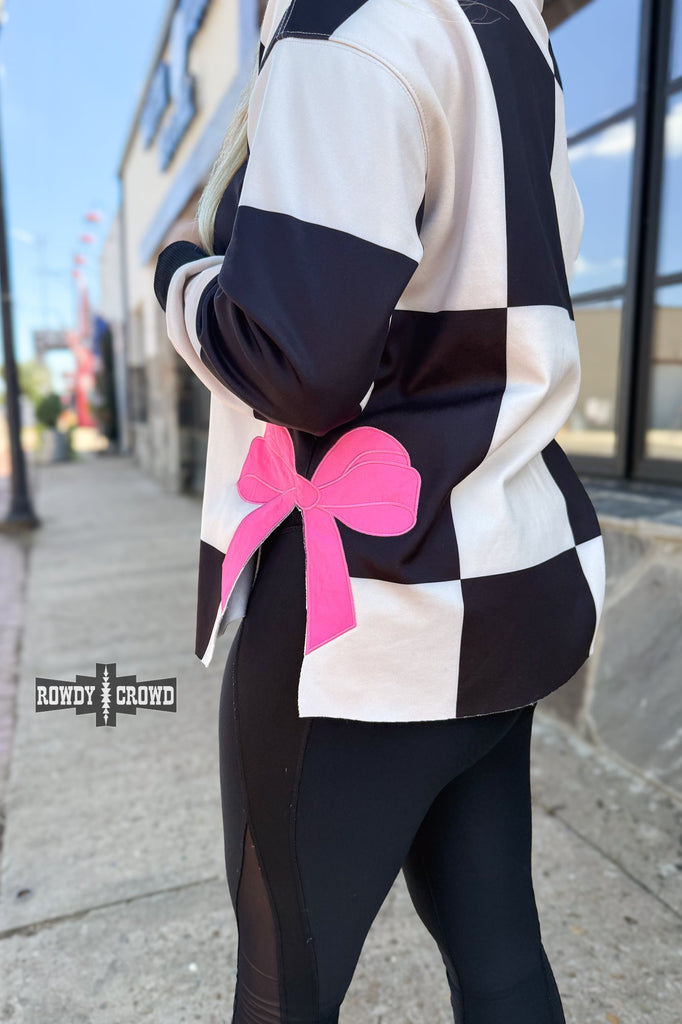 Bombshell Bow Sweater sweater Rowdy Crowd Clothing