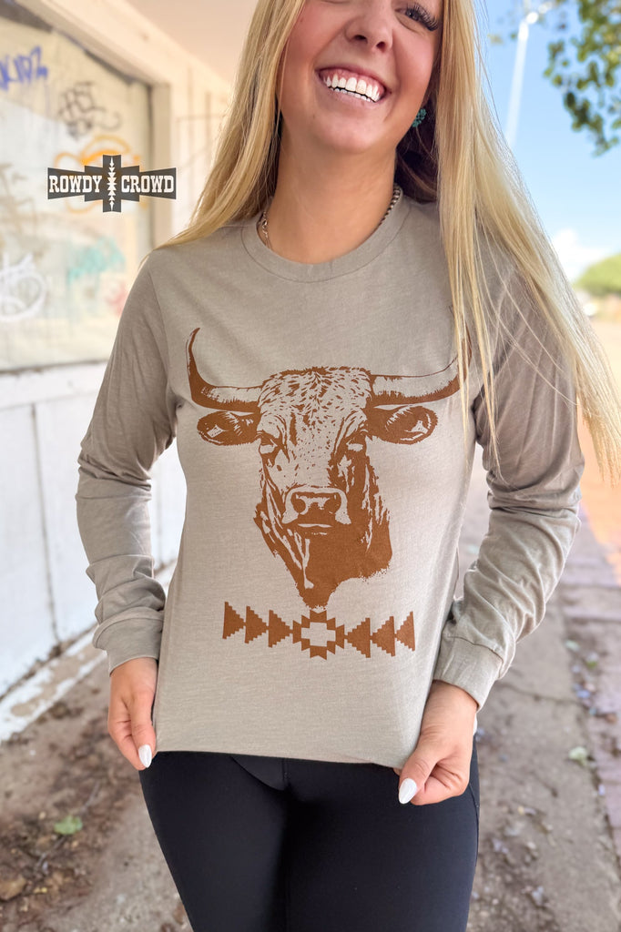 Bandero Bull Long Sleeve Long Sleeve Top Rowdy Crowd Clothing