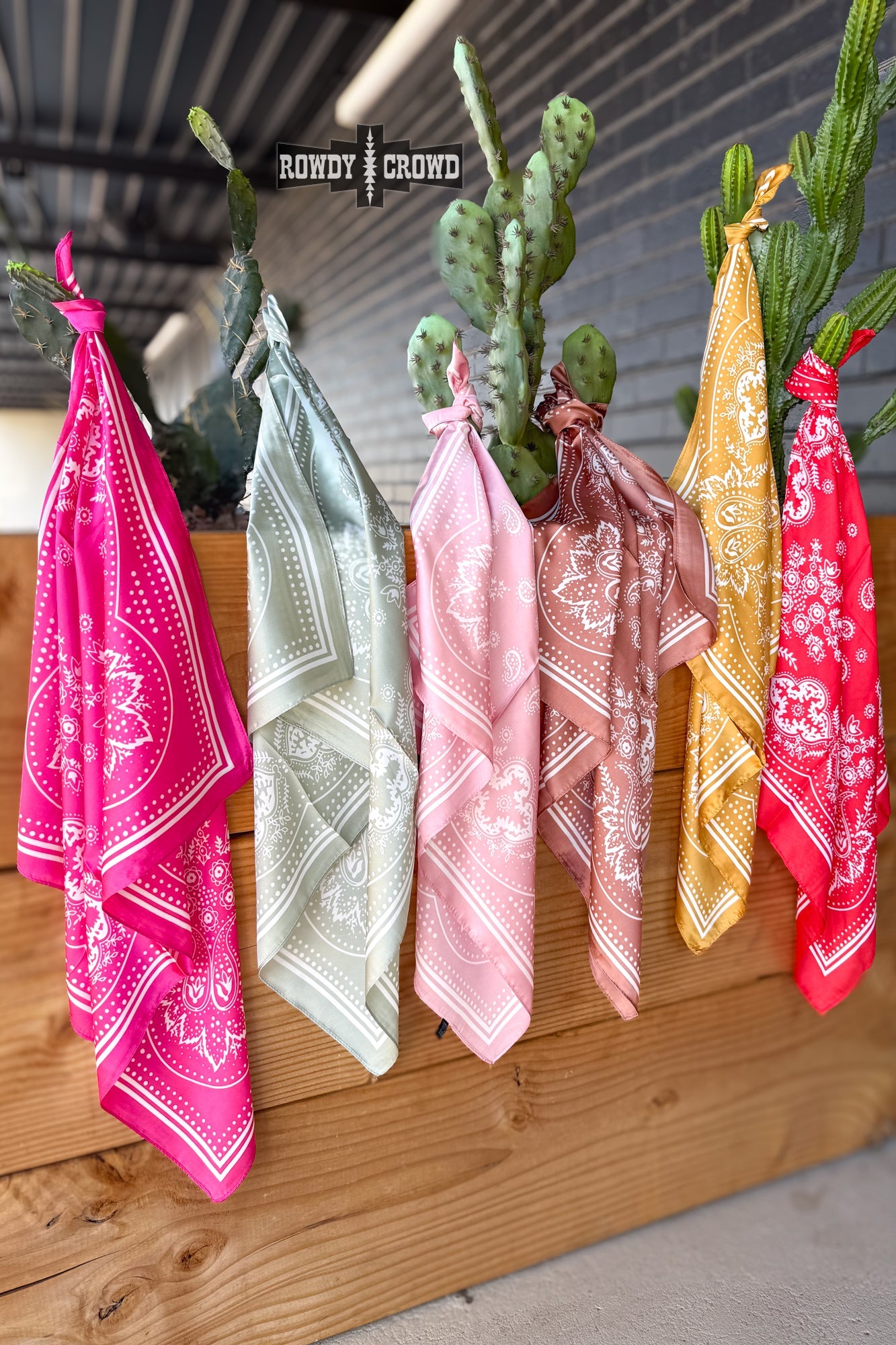 SMALL Buffalo Bandana Wild Rags Wild Rag Rowdy Crowd Clothing