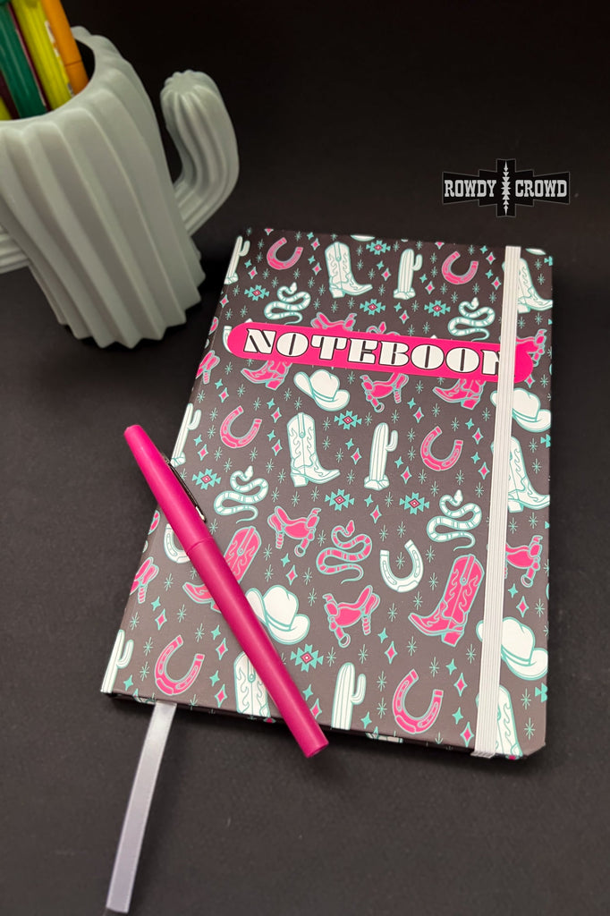 Cowgirl Sky Notebook Notebook Rowdy Crowd Clothing   