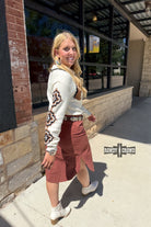 Sweetwater Sack Skirt skirt Rowdy Crowd Clothing