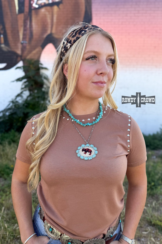 Turquoise Trail Necklace Necklace Rowdy Crowd Clothing