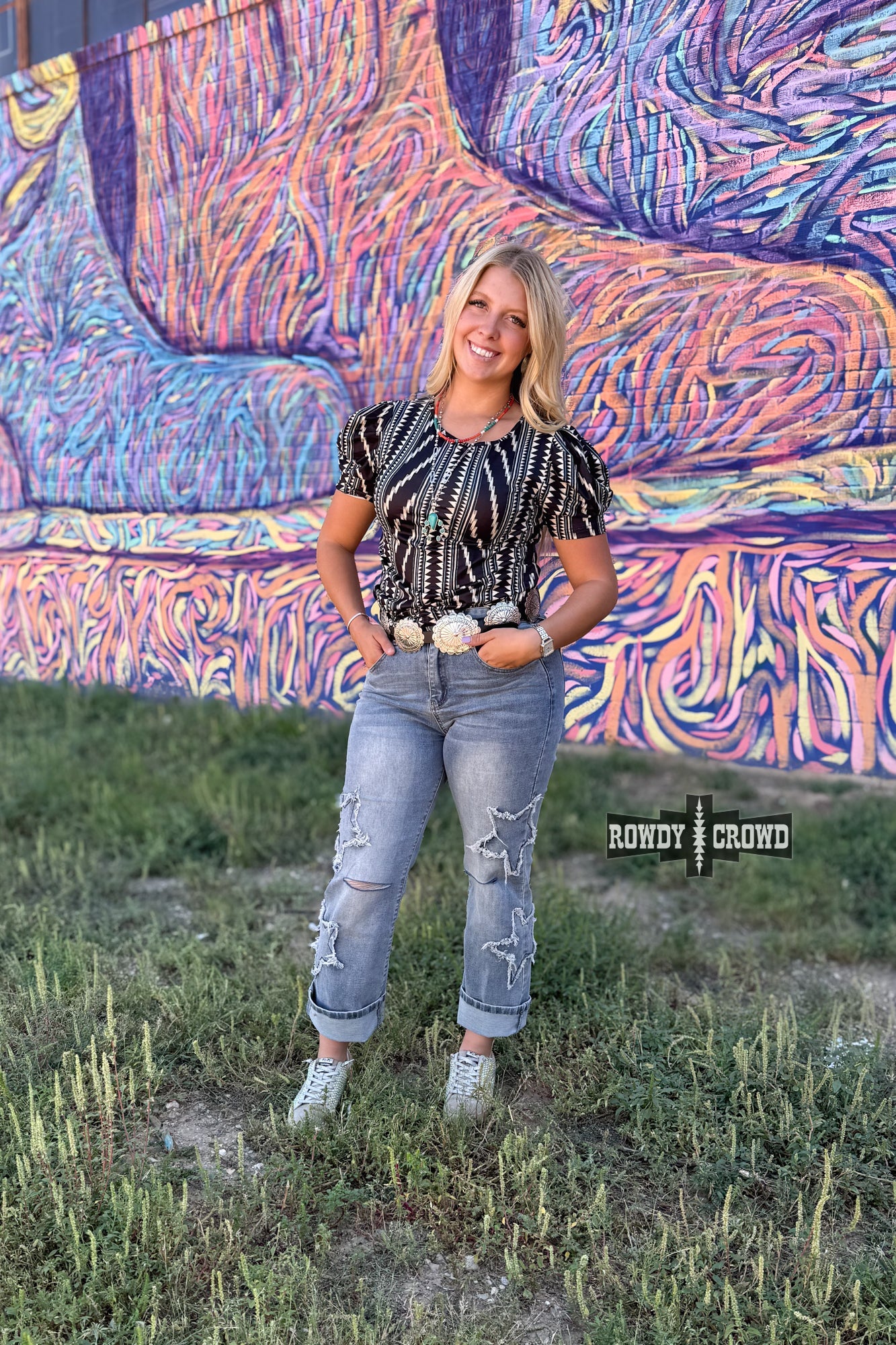 Laramie Top Tee Shirt Rowdy Crowd Clothing