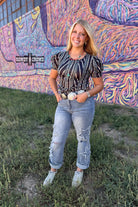 Laramie Top Tee Shirt Rowdy Crowd Clothing