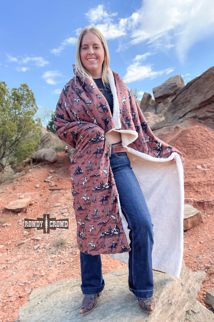 Desert Ballad Blanket blanket Rowdy Crowd Clothing   