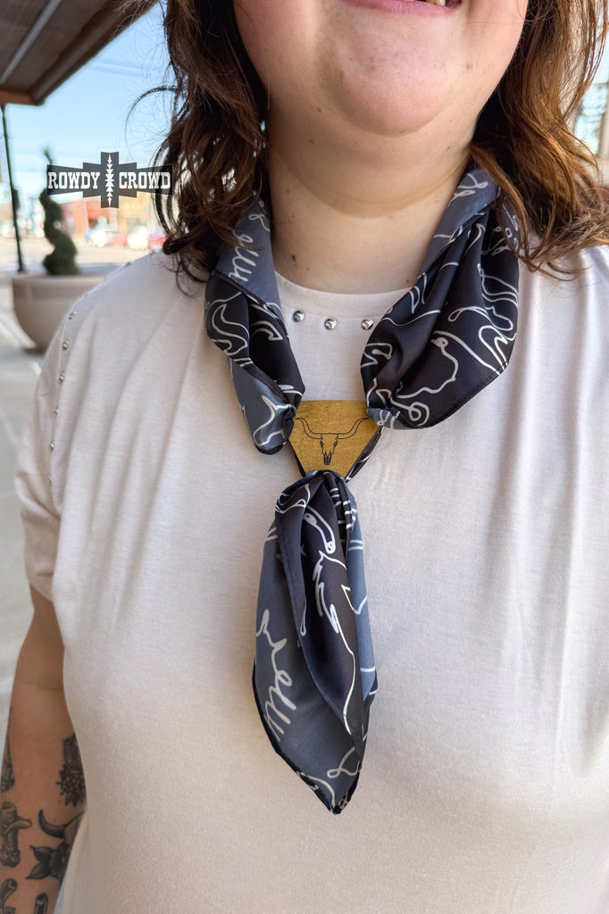 Seminole Skull Scarf Slide scarf slide Rowdy Crowd Clothing