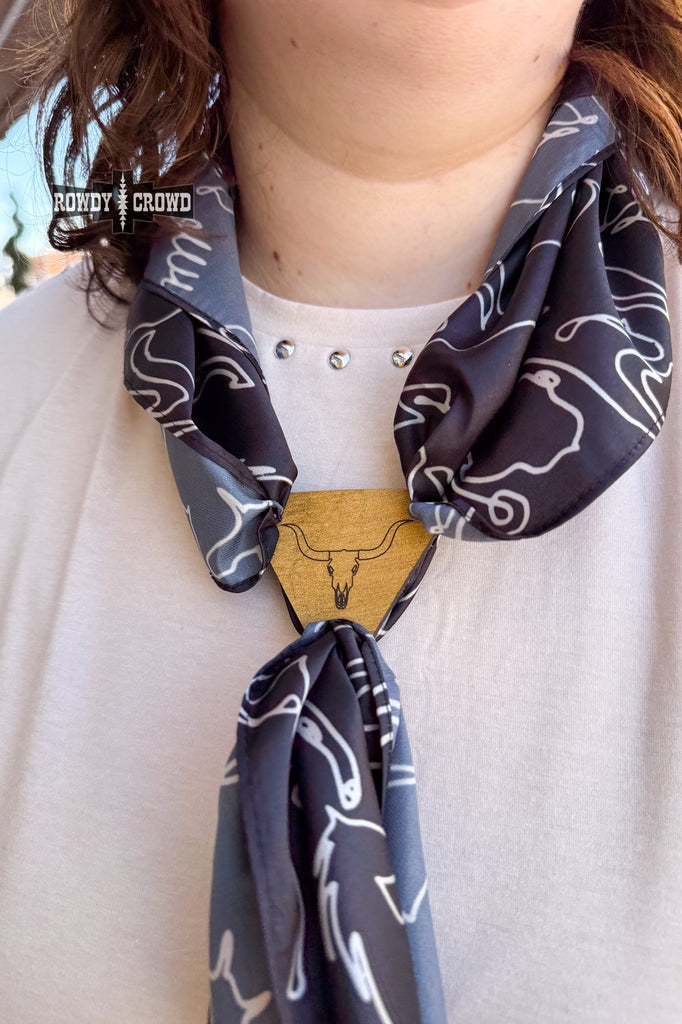 Seminole Skull Scarf Slide scarf slide Rowdy Crowd Clothing
