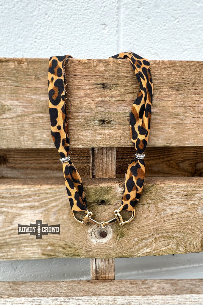 Bit of Leopard Necklace Necklace Rowdy Crowd Clothing