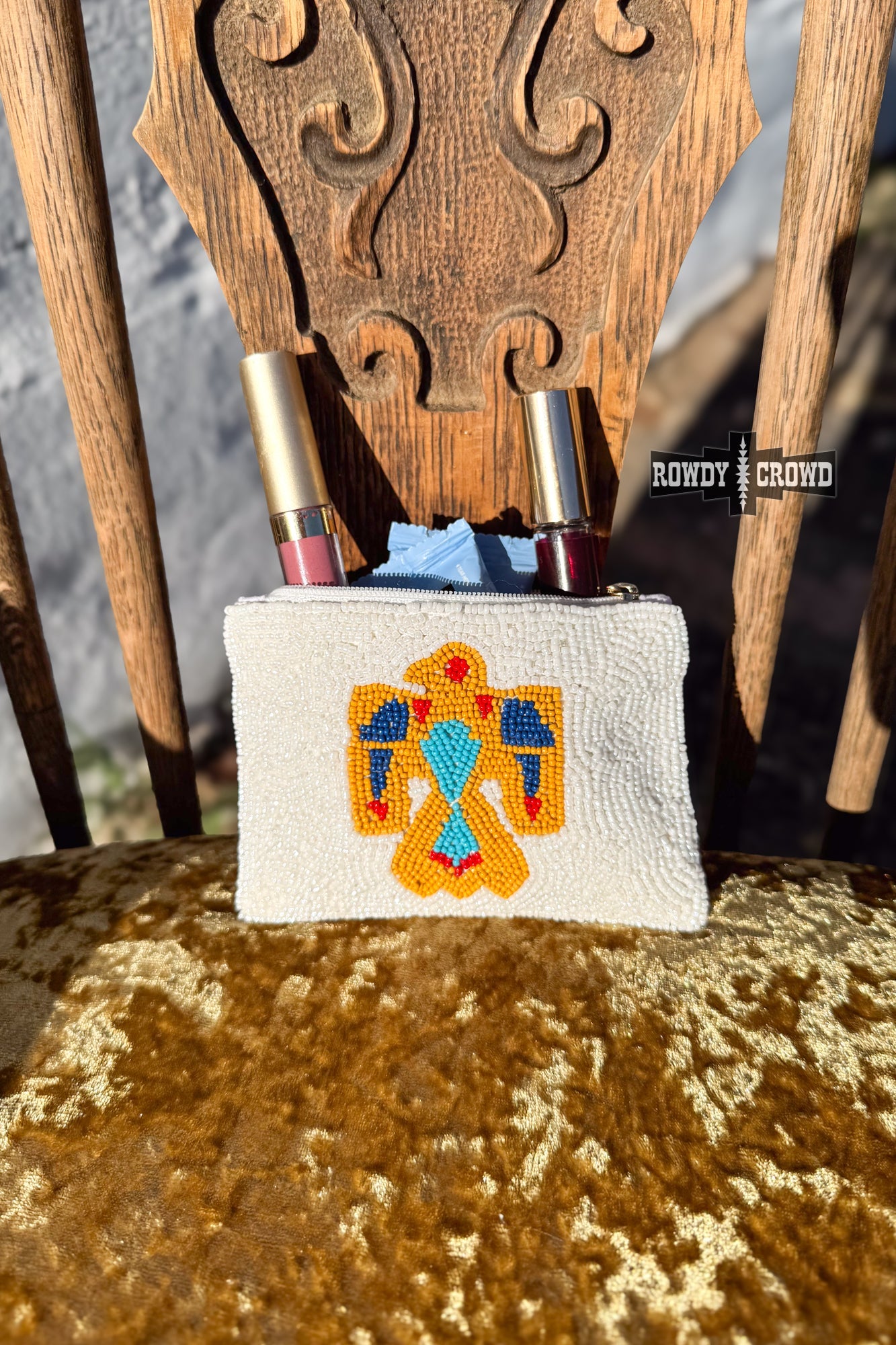 Thunderbird Trail Cosmetic Bag cosmetic bag Rowdy Crowd Clothing