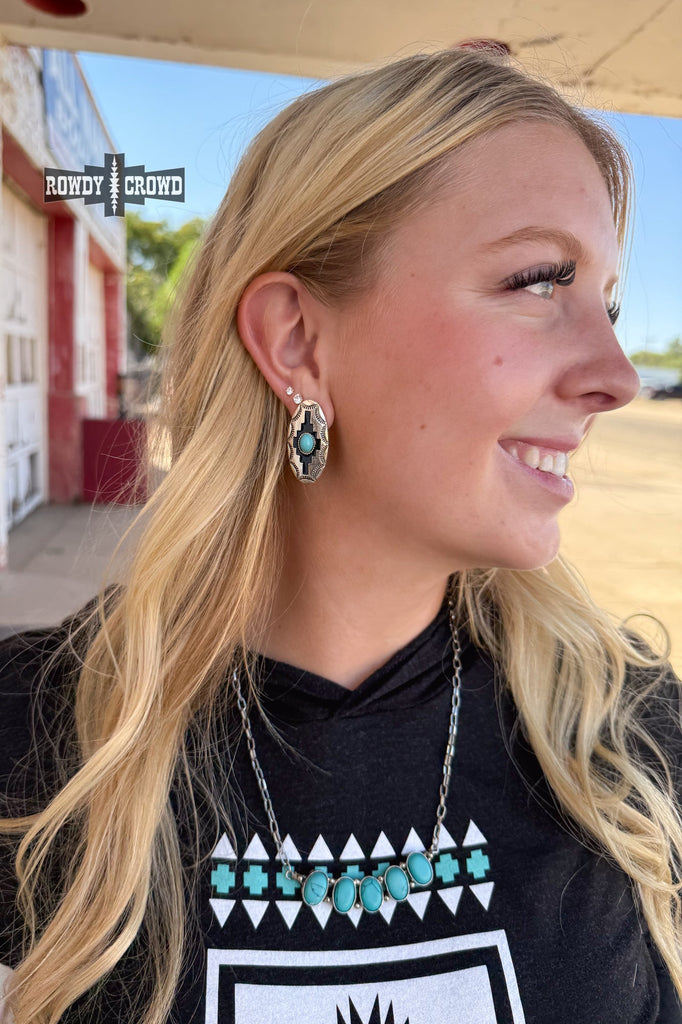 Saguaro Drifter Studs Earrings Rowdy Crowd Clothing