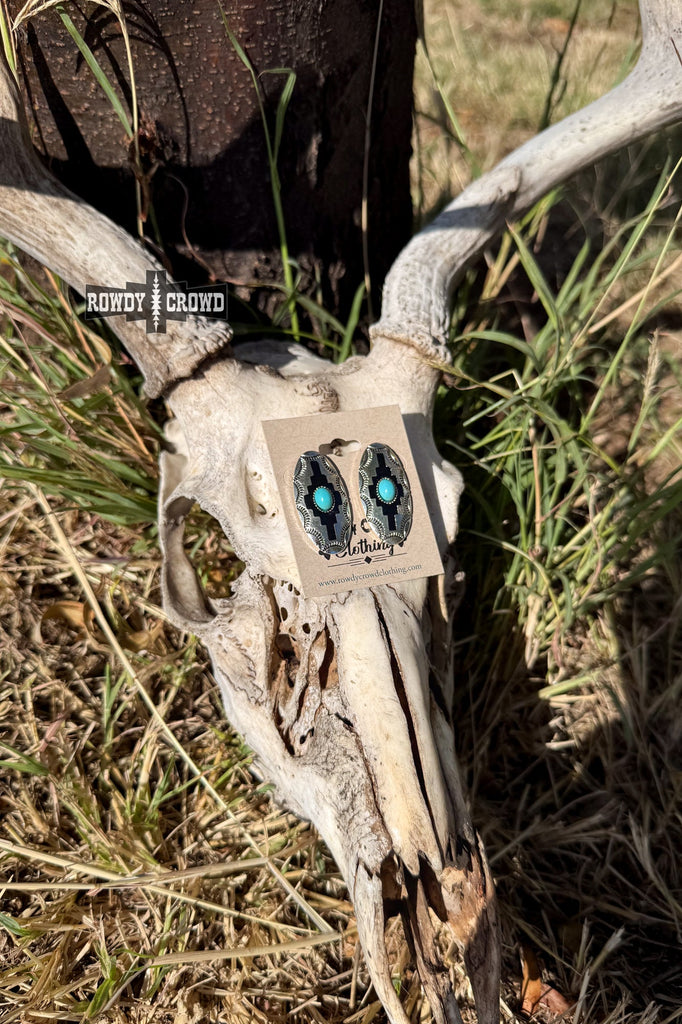 Saguaro Drifter Studs Earrings Rowdy Crowd Clothing