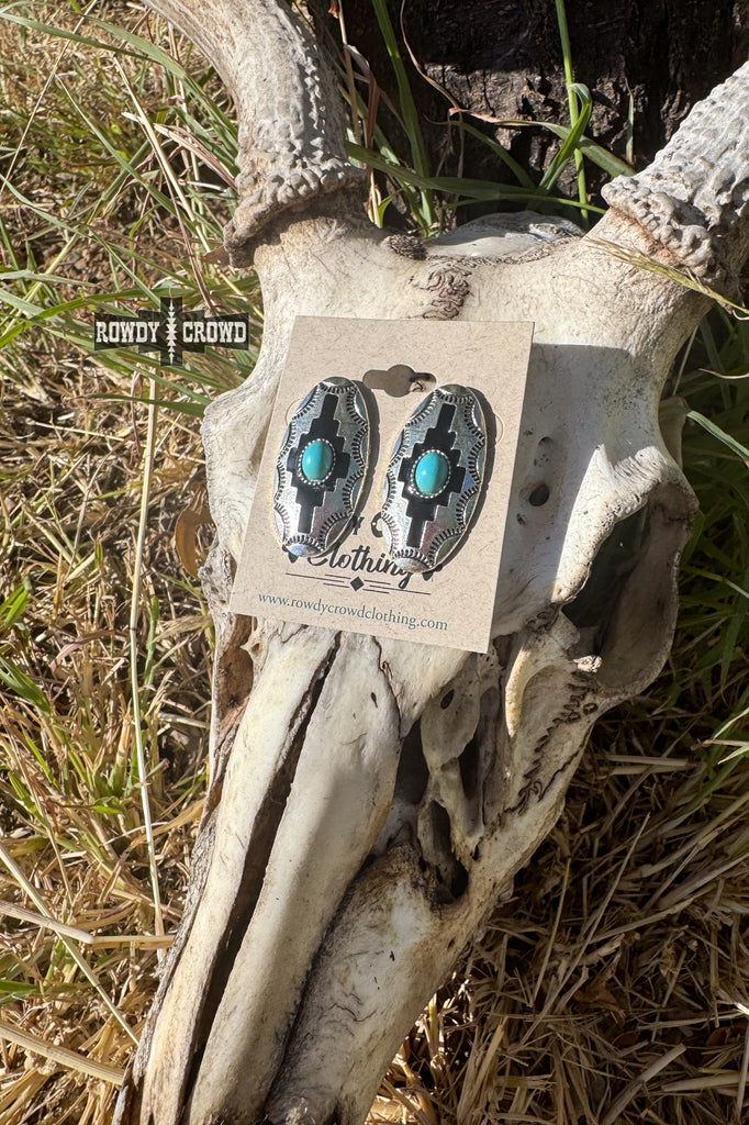 Saguaro Drifter Studs Earrings Rowdy Crowd Clothing