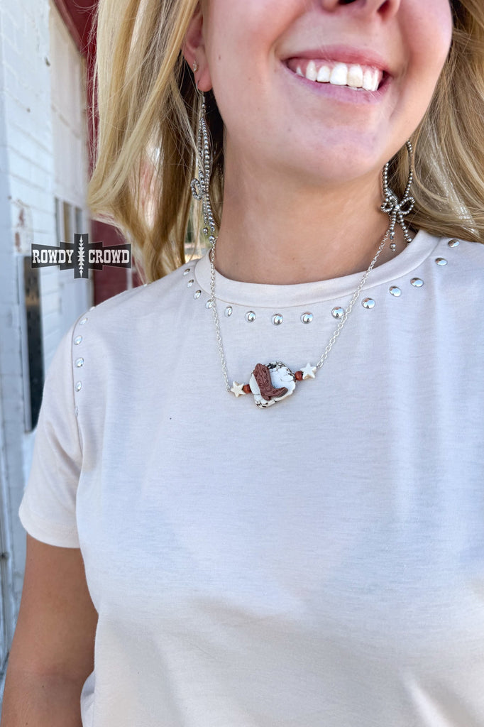 Starry Boot Necklaces Necklace Rowdy Crowd Clothing