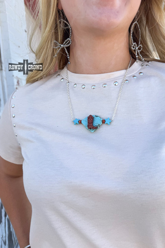 Starry Boot Necklaces Necklace Rowdy Crowd Clothing