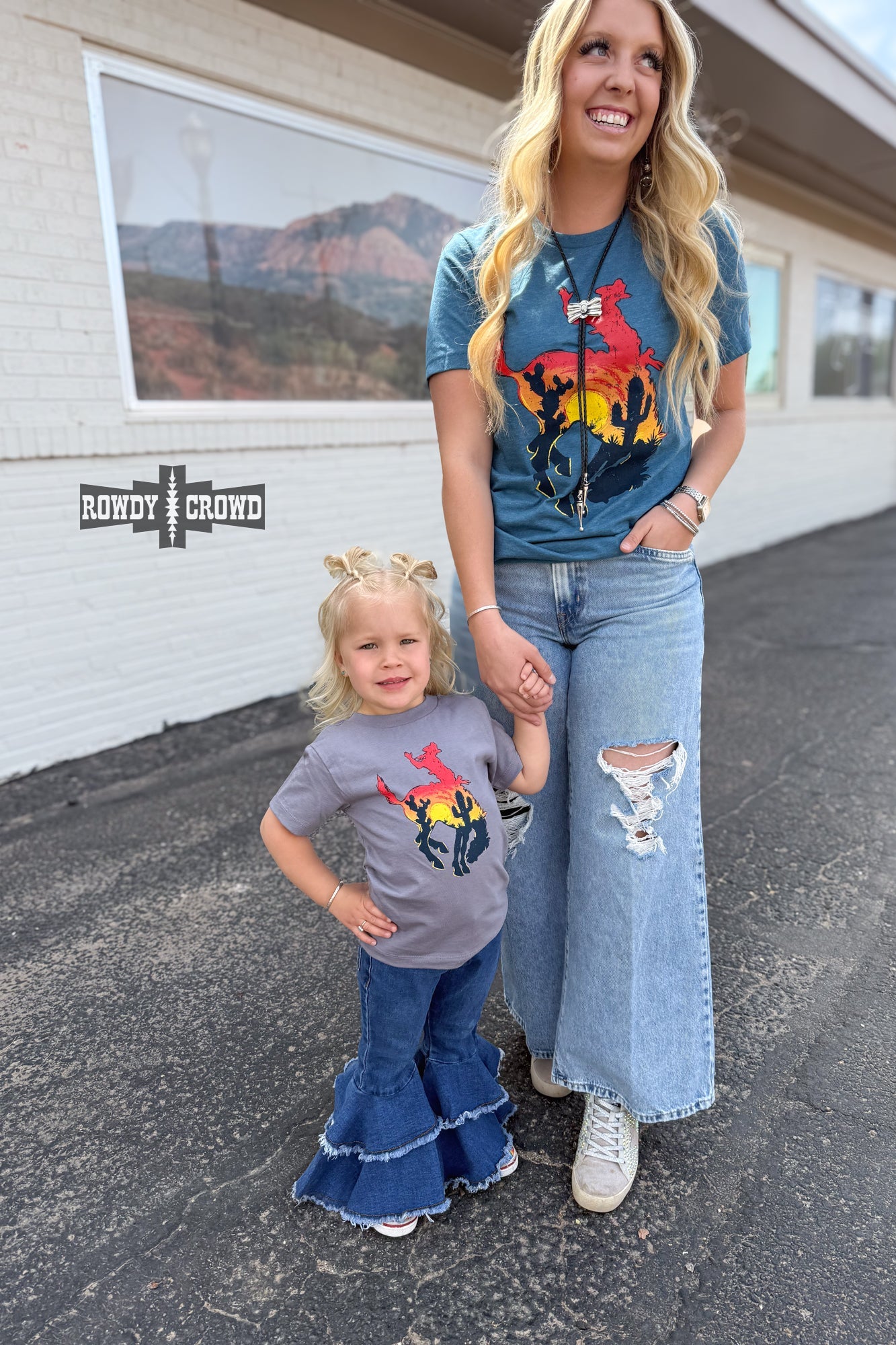 KIDS Bowie Bronc Tee Graphic Tee Rowdy Crowd Clothing