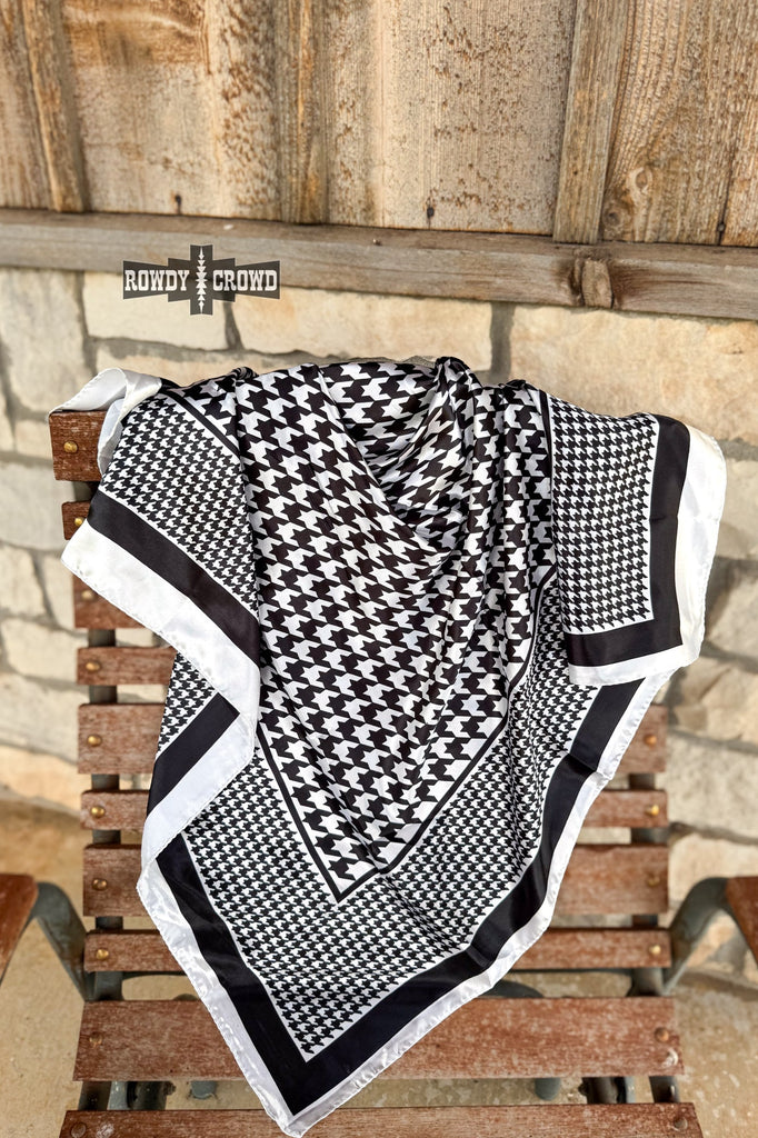 Howdy Houndstooth Wild Rag Wild Rag Rowdy Crowd Clothing