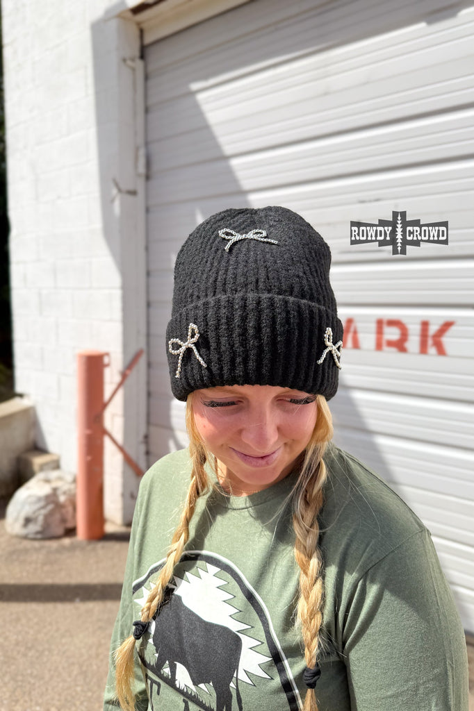 Bowtiful Beanie beanie Rowdy Crowd Clothing
