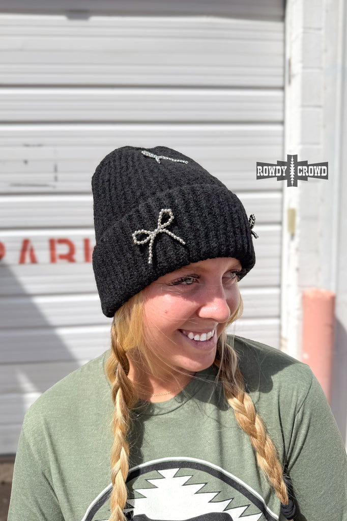 Bowtiful Beanie beanie Rowdy Crowd Clothing
