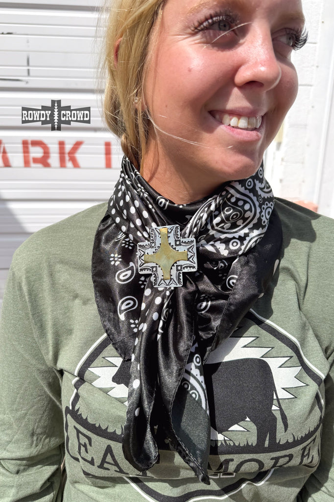 Cow Boss Scarf Slide scarf slide Rowdy Crowd Clothing