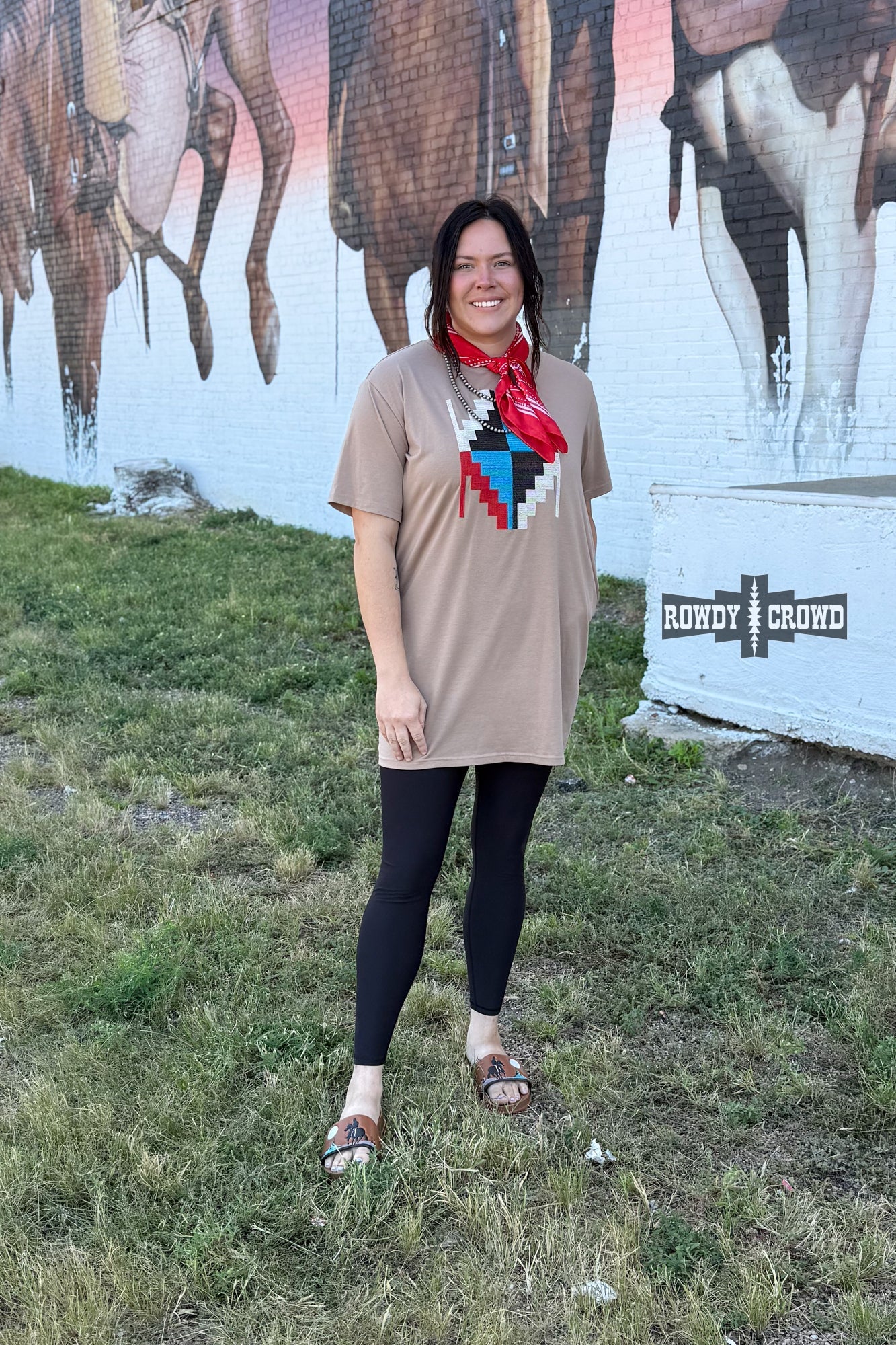 Alamosa Aztec Dress Dresses Rowdy Crowd Clothing