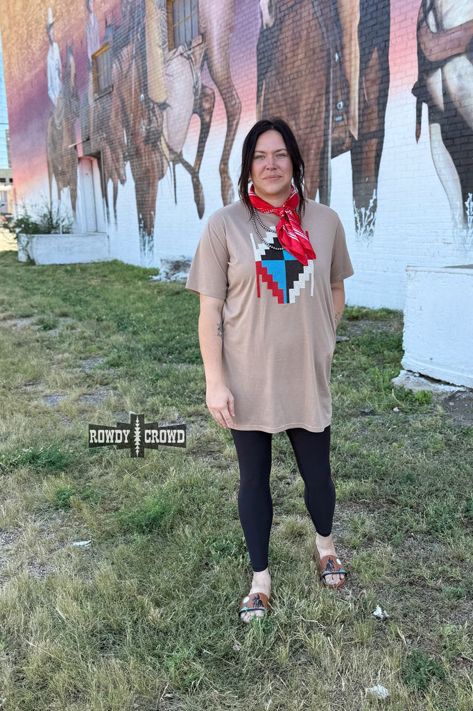 Alamosa Aztec Dress Dresses Rowdy Crowd Clothing
