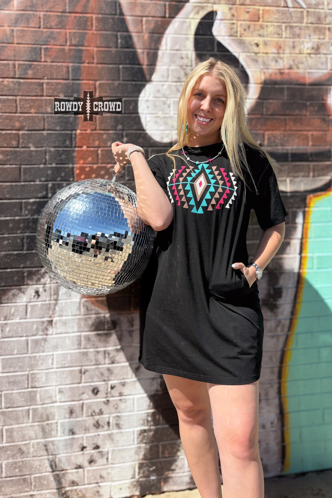 Desert Rose Dress dress Rowdy Crowd Clothing