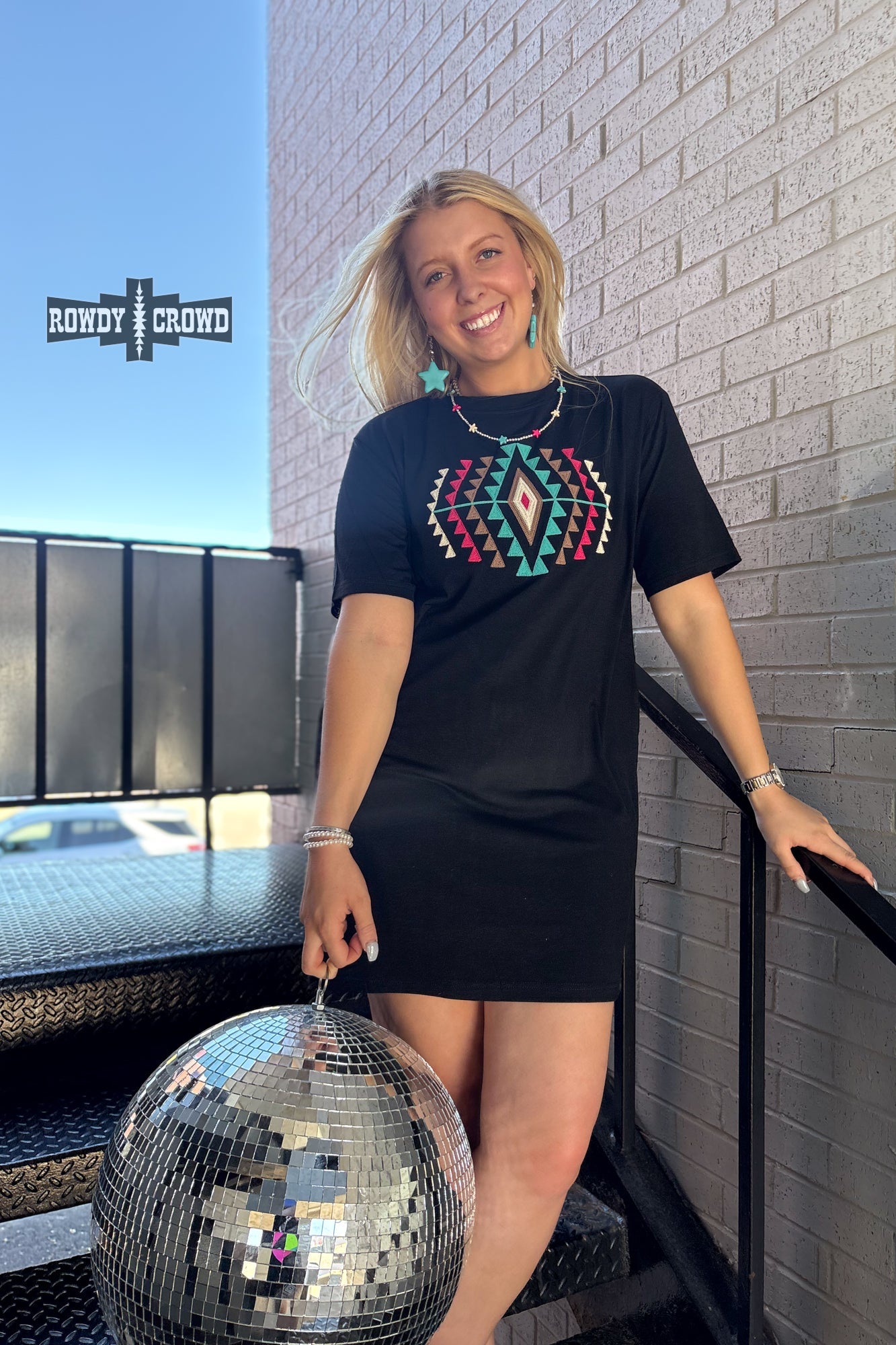 Desert Rose Dress dress Rowdy Crowd Clothing