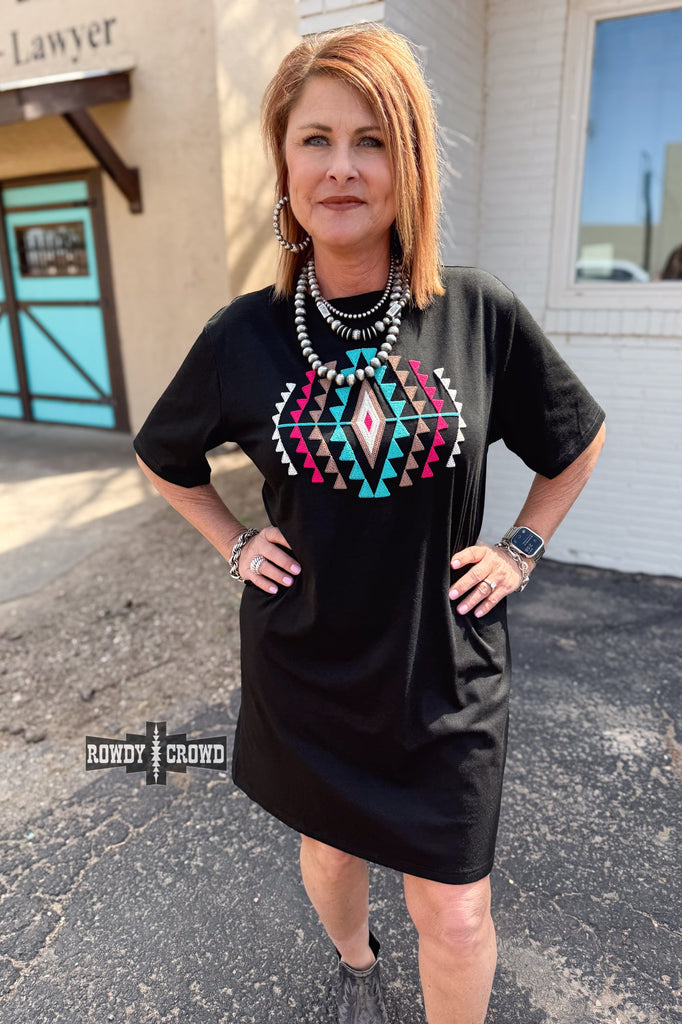 Desert Rose Dress dress Rowdy Crowd Clothing