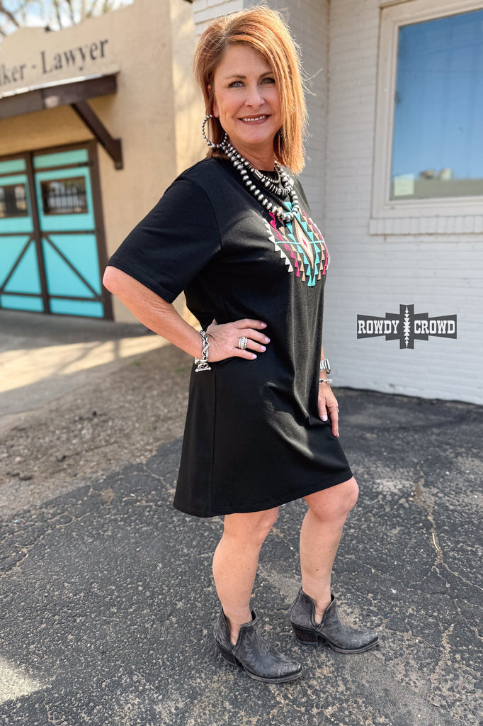 Desert Rose Dress dress Rowdy Crowd Clothing