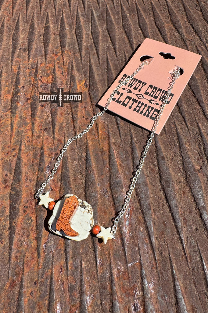 Starry Boot Necklaces Necklace Rowdy Crowd Clothing