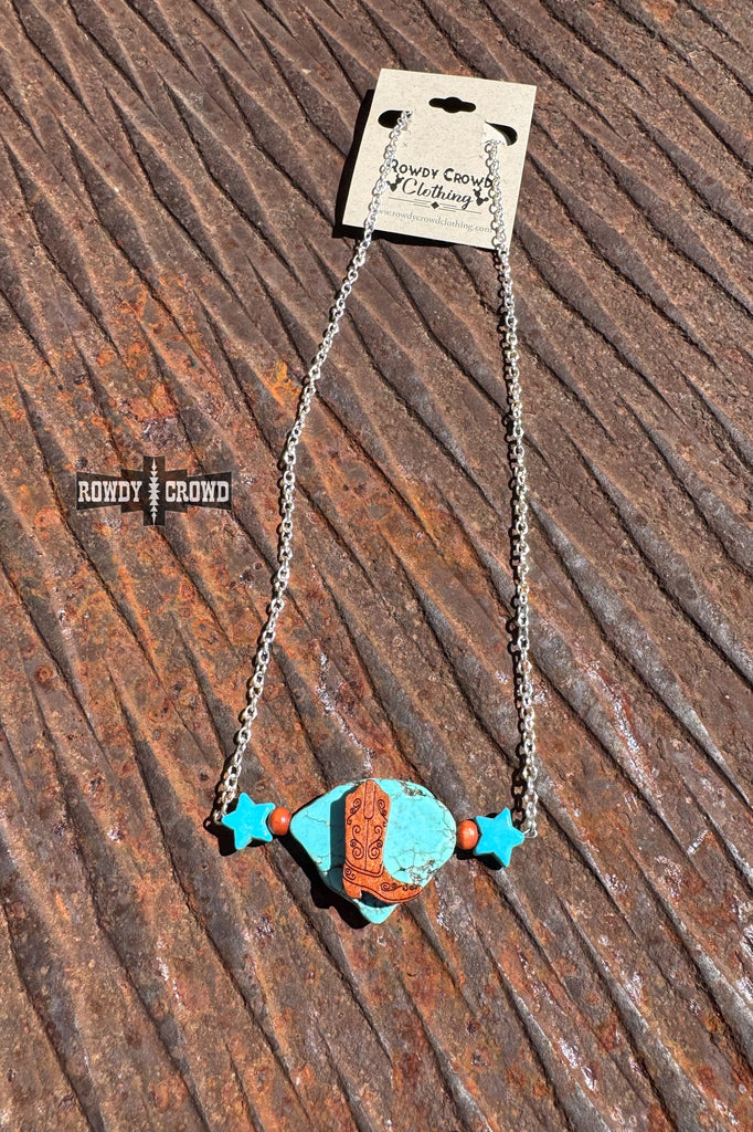 Starry Boot Necklaces Necklace Rowdy Crowd Clothing