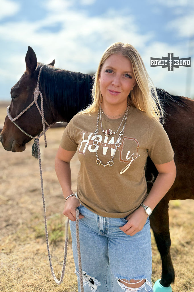 Howdy Bit Tee Graphic Tee Rowdy Crowd Clothing