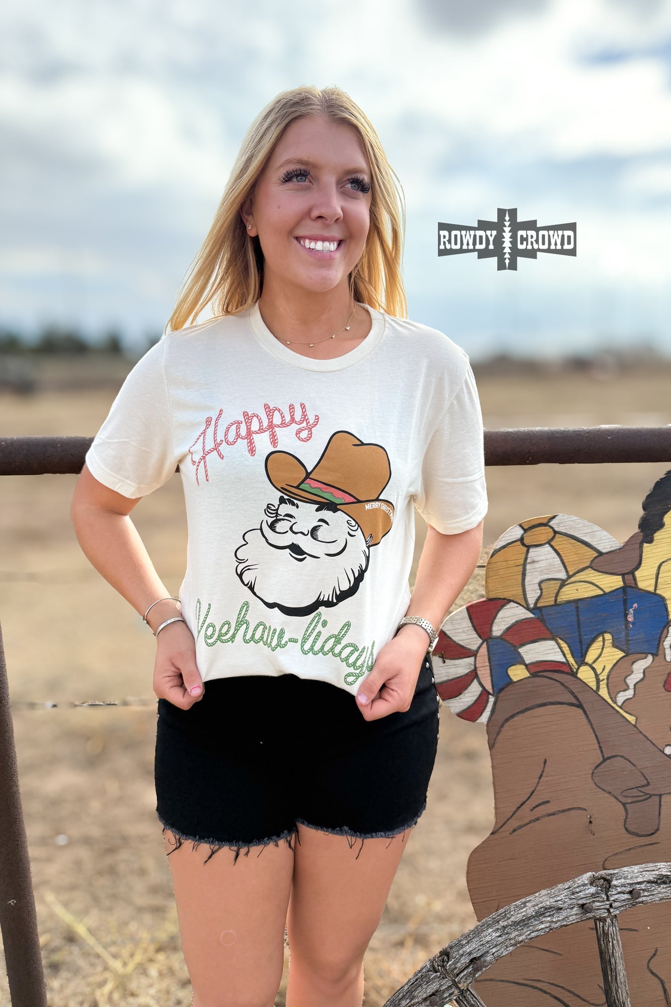 Yee-Hawlidays Tee Graphic Tee Rowdy Crowd Clothing