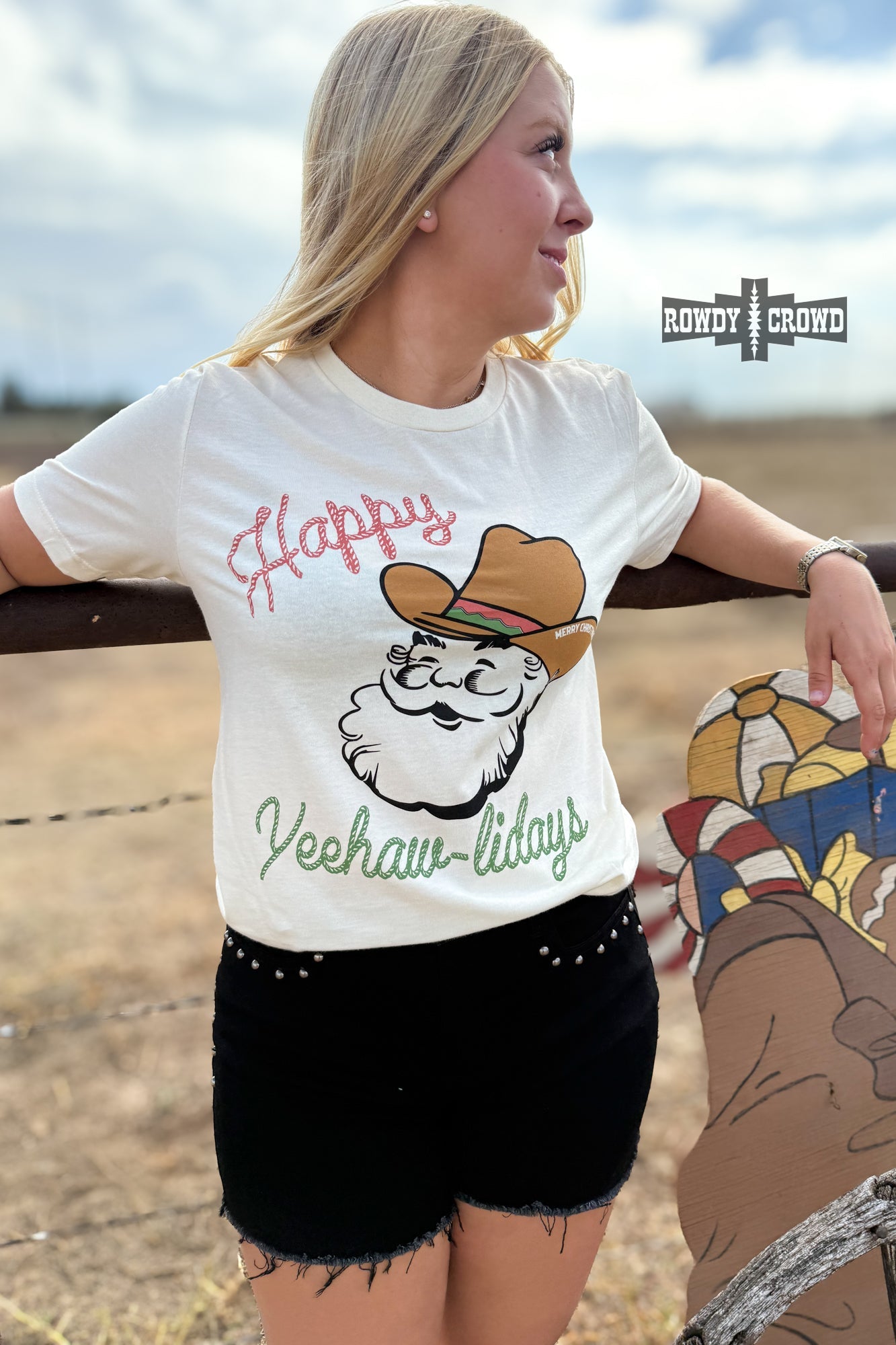 Yee-Hawlidays Tee Graphic Tee Rowdy Crowd Clothing
