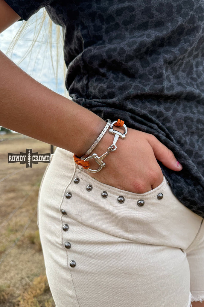 Braided Bit Bracelet bracelet Rowdy Crowd Clothing